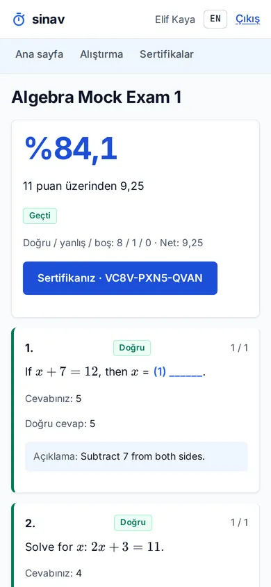sinav